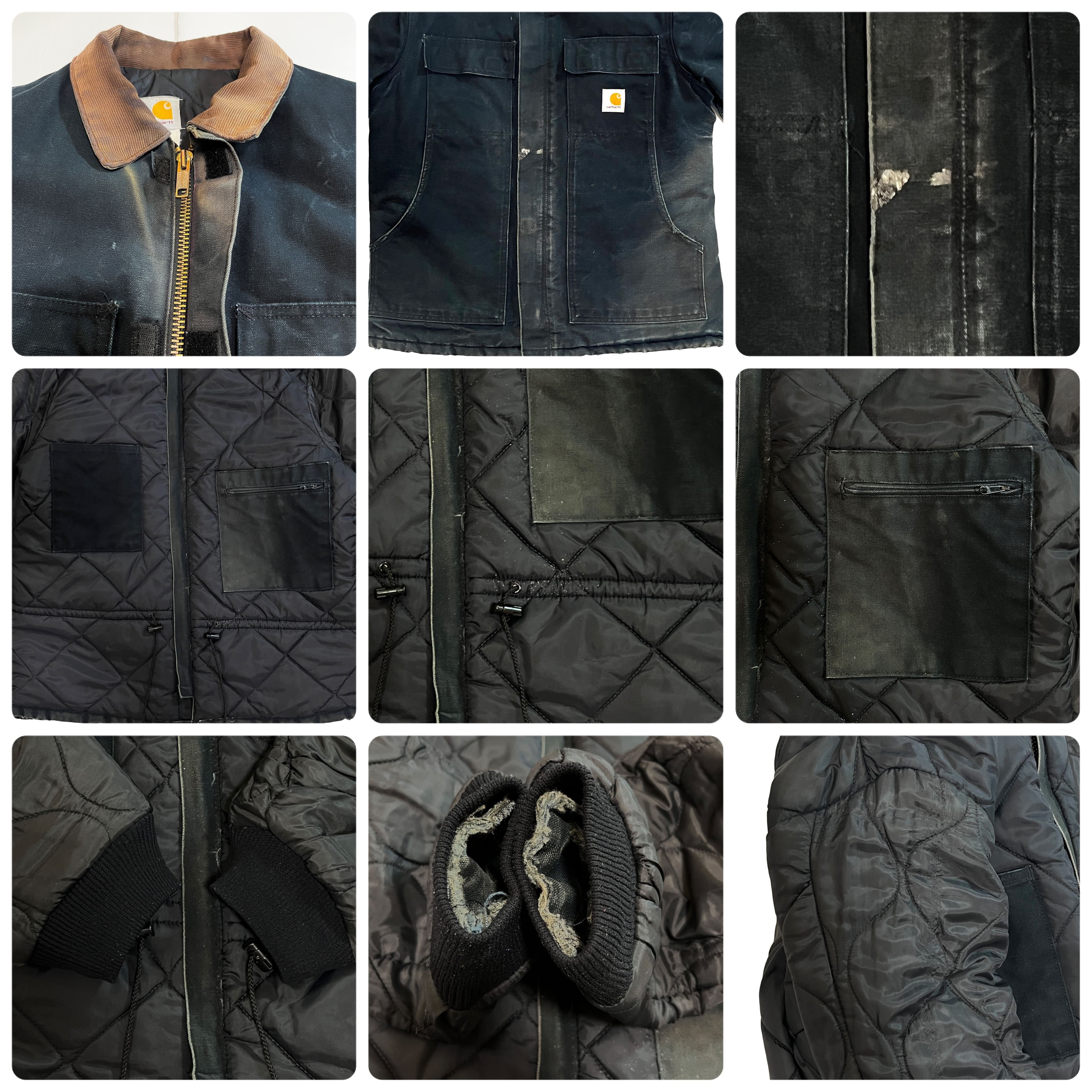 超希少極上フェード 90s 00s C003 BLK Carhartt カーハート