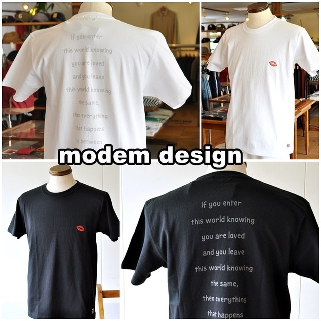 modemdesign　 モデムデザイン　半袖T　カットソー 　メンズ　　2201055　Tシャツ