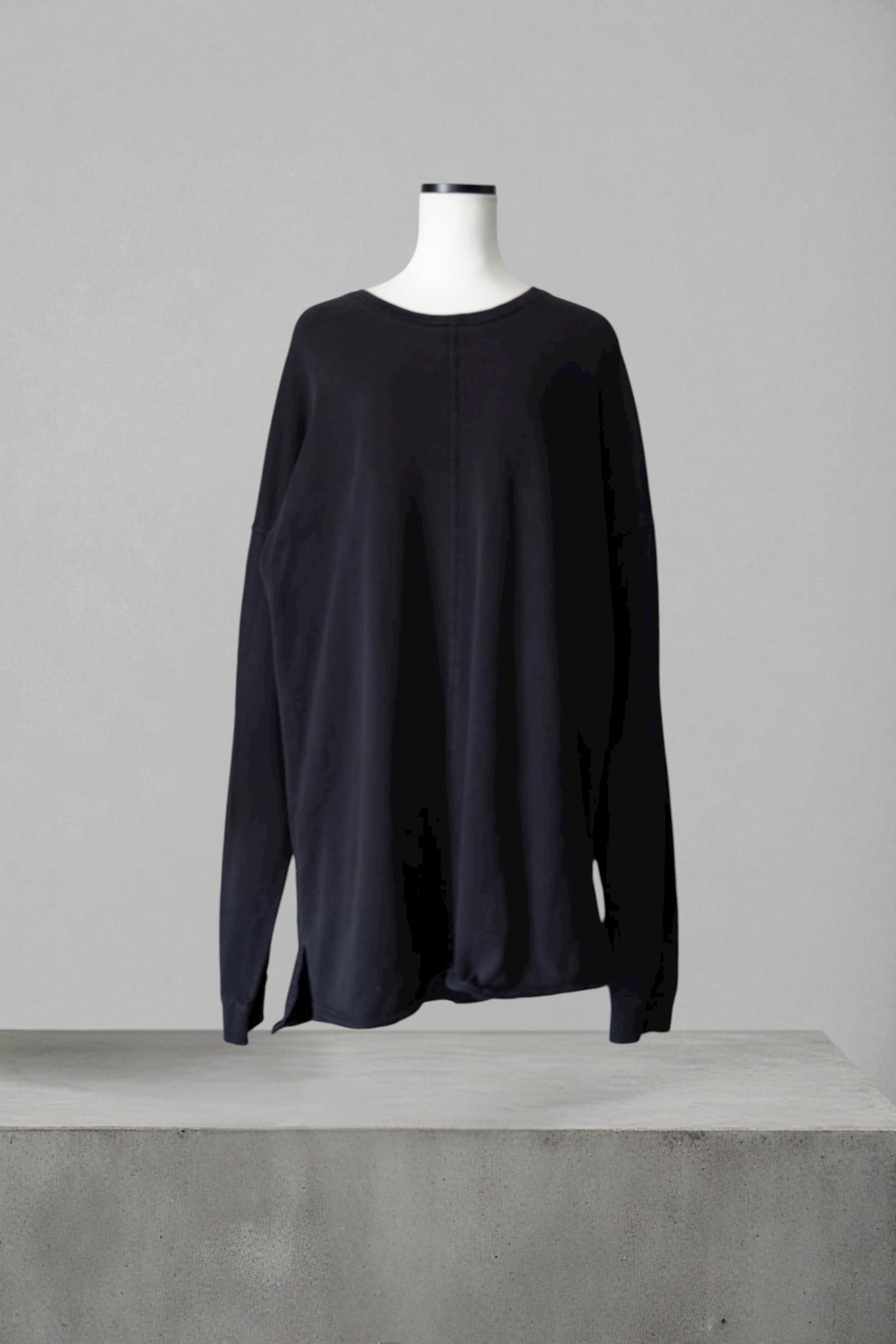 【SALE50%off】 90s /Design long sleeve tee BLACK