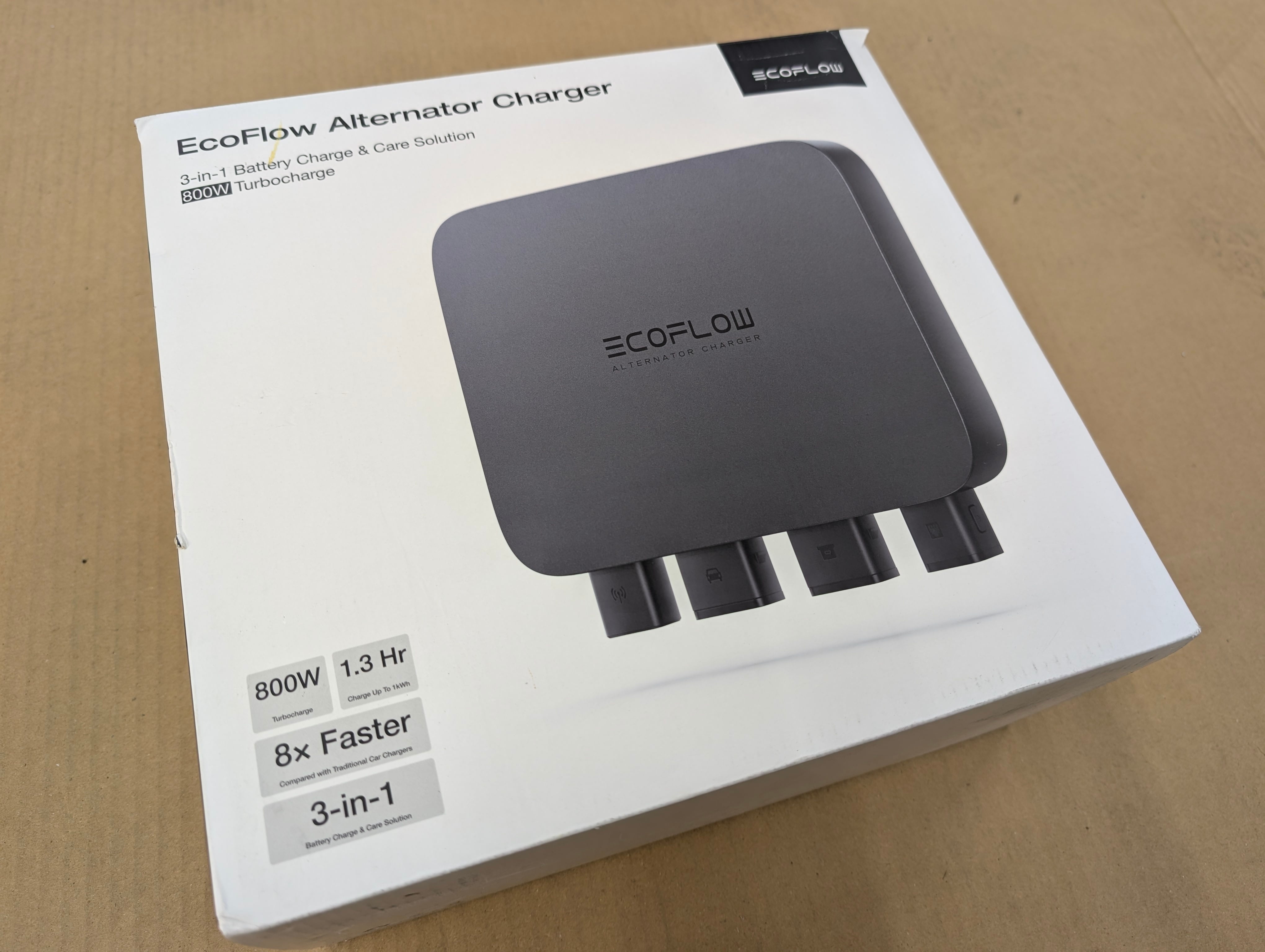 デリカD:5 EcoFlow 800W オルタネーターチャージャー取り付け一式