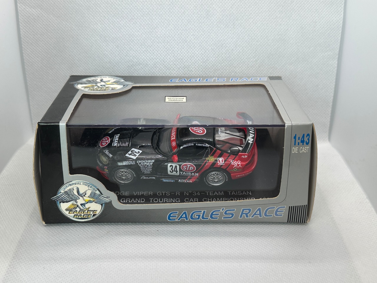【ユニバーサルホビー】 1/43  ダッジバイパー  GTS-R 34-TEAM TAISAN 買取品