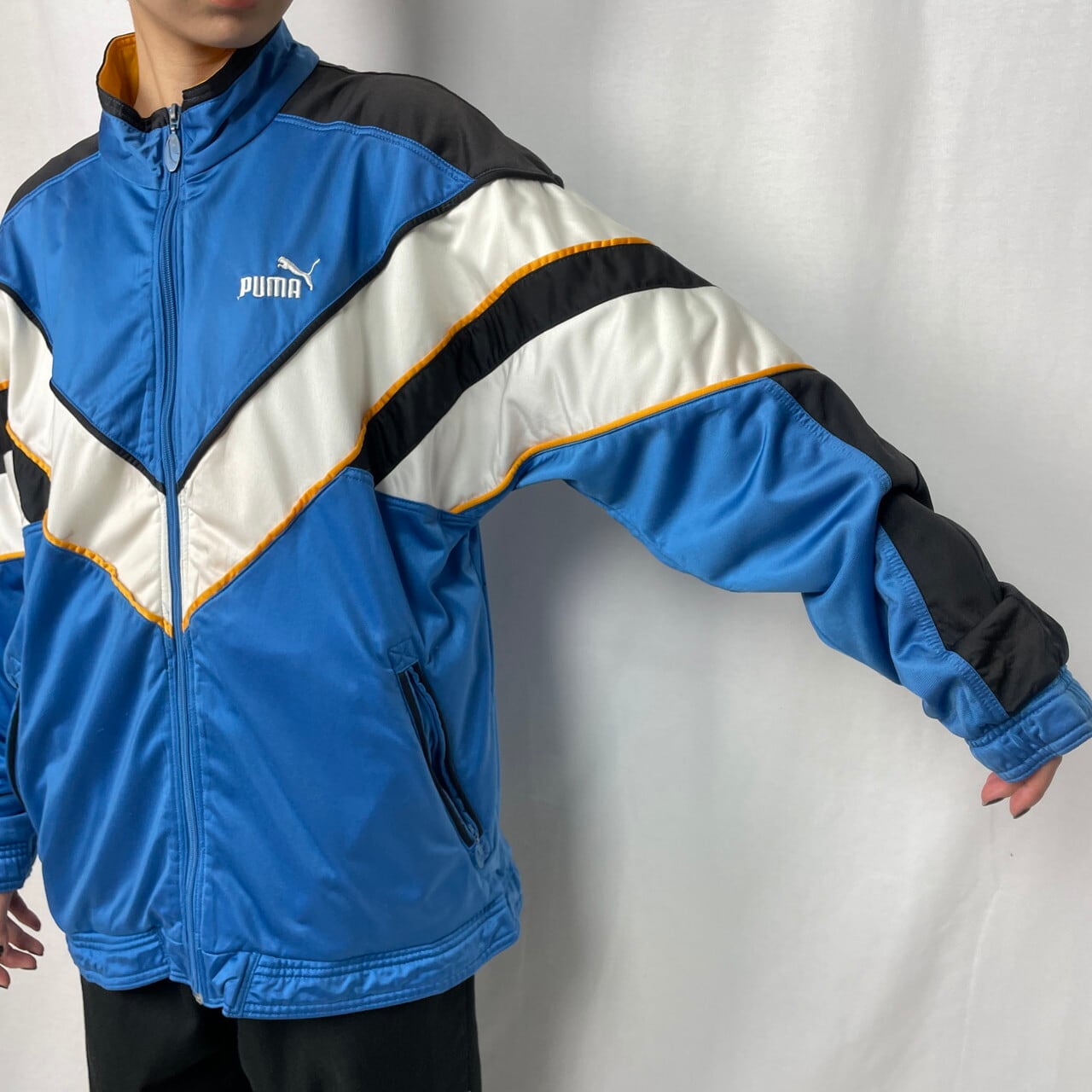 90s PUMA トラックジャケット 切り替え ヴィンテージ スポーツ