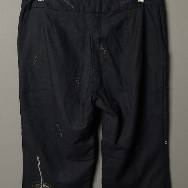 [HaaT]　Botanical Embroidery Pants