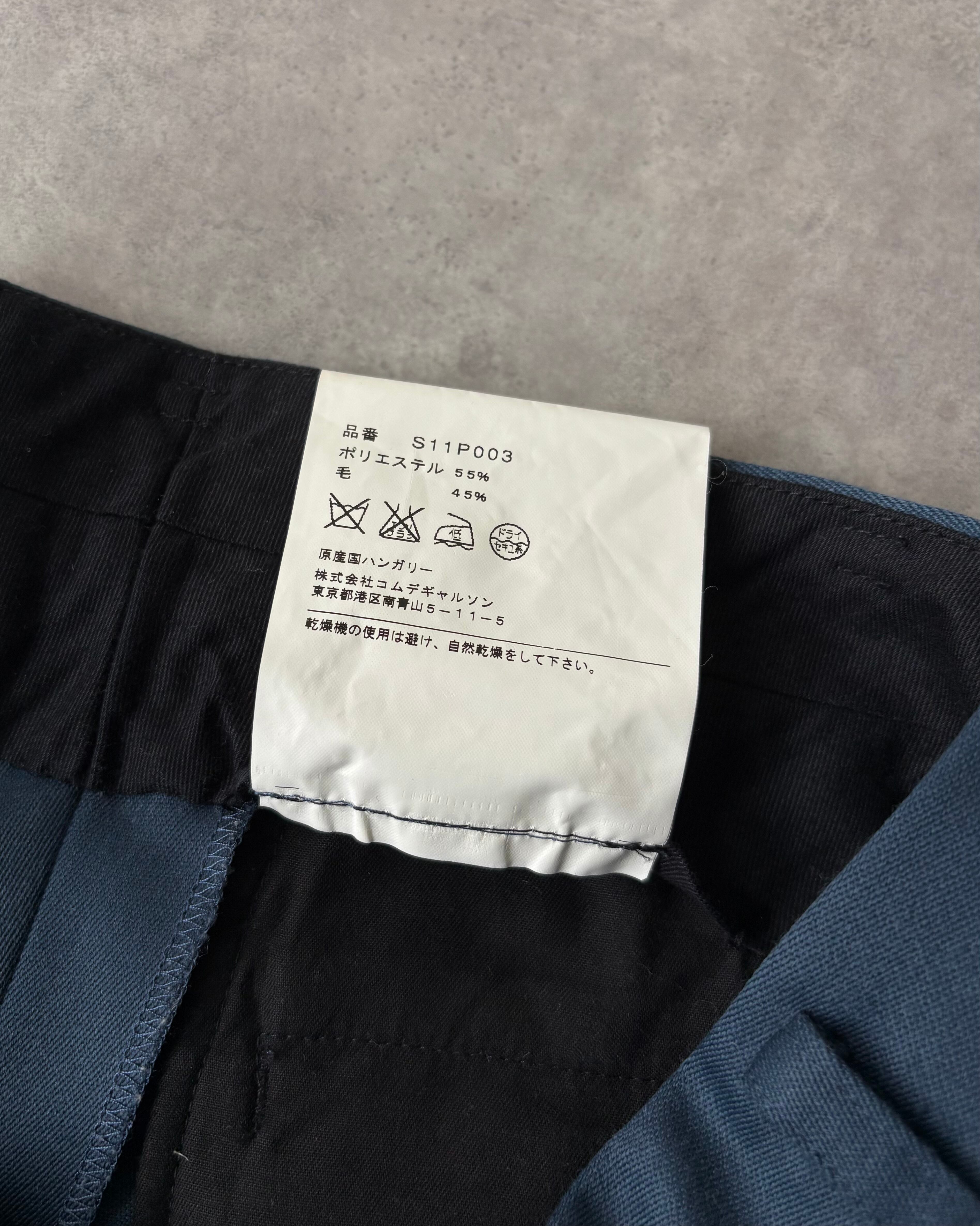COMME des GARCONS COMME des GARCONS Poly×Wool 2tac Slacks Shorts