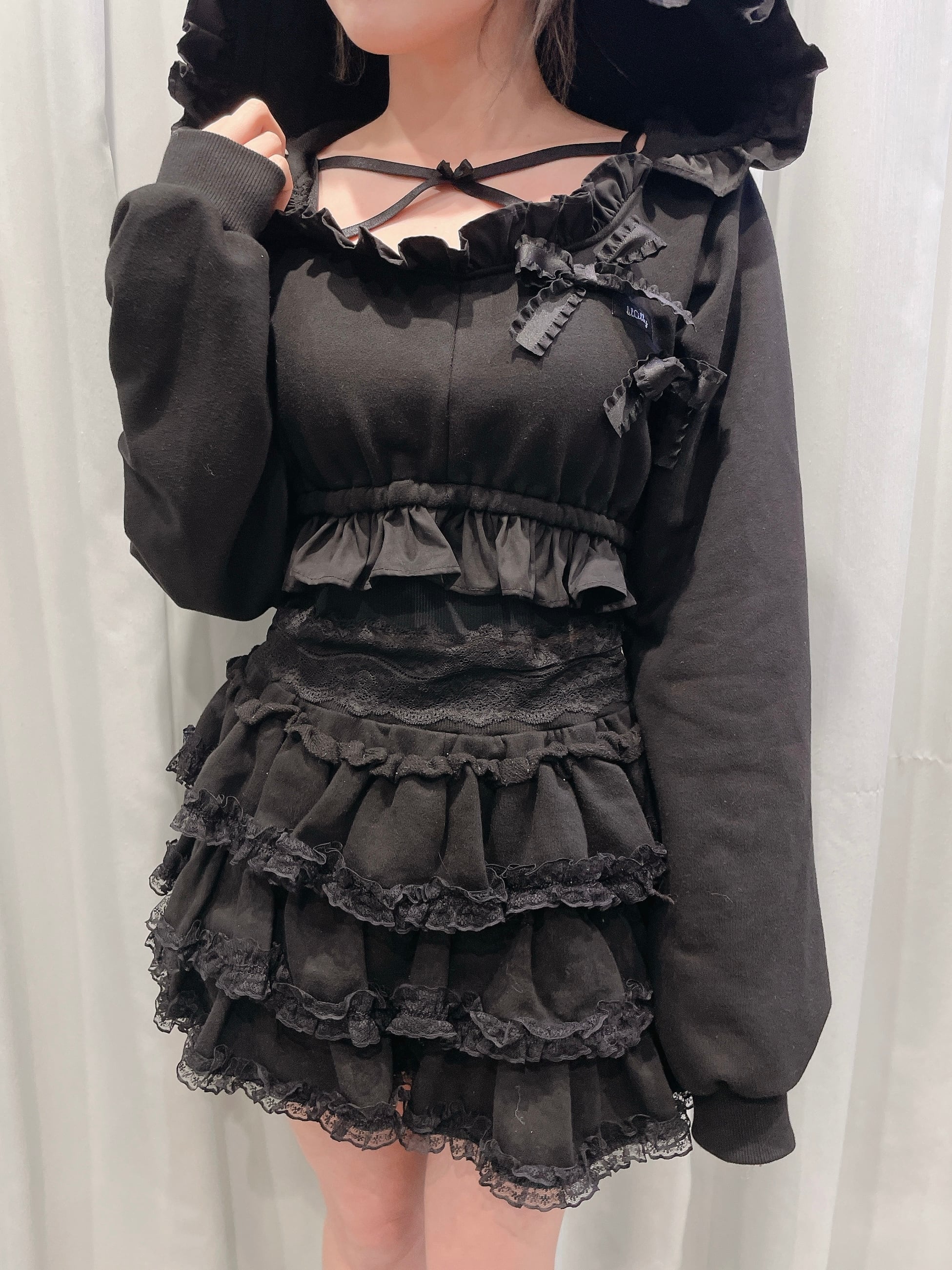 S/S フリルスウェットパーカー | lilLilly official webstore