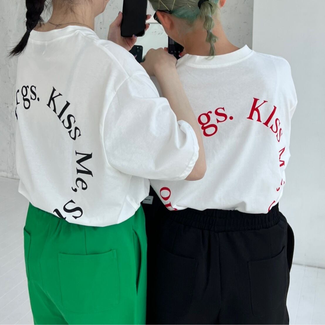 big silhouette T-shirt_LN01176