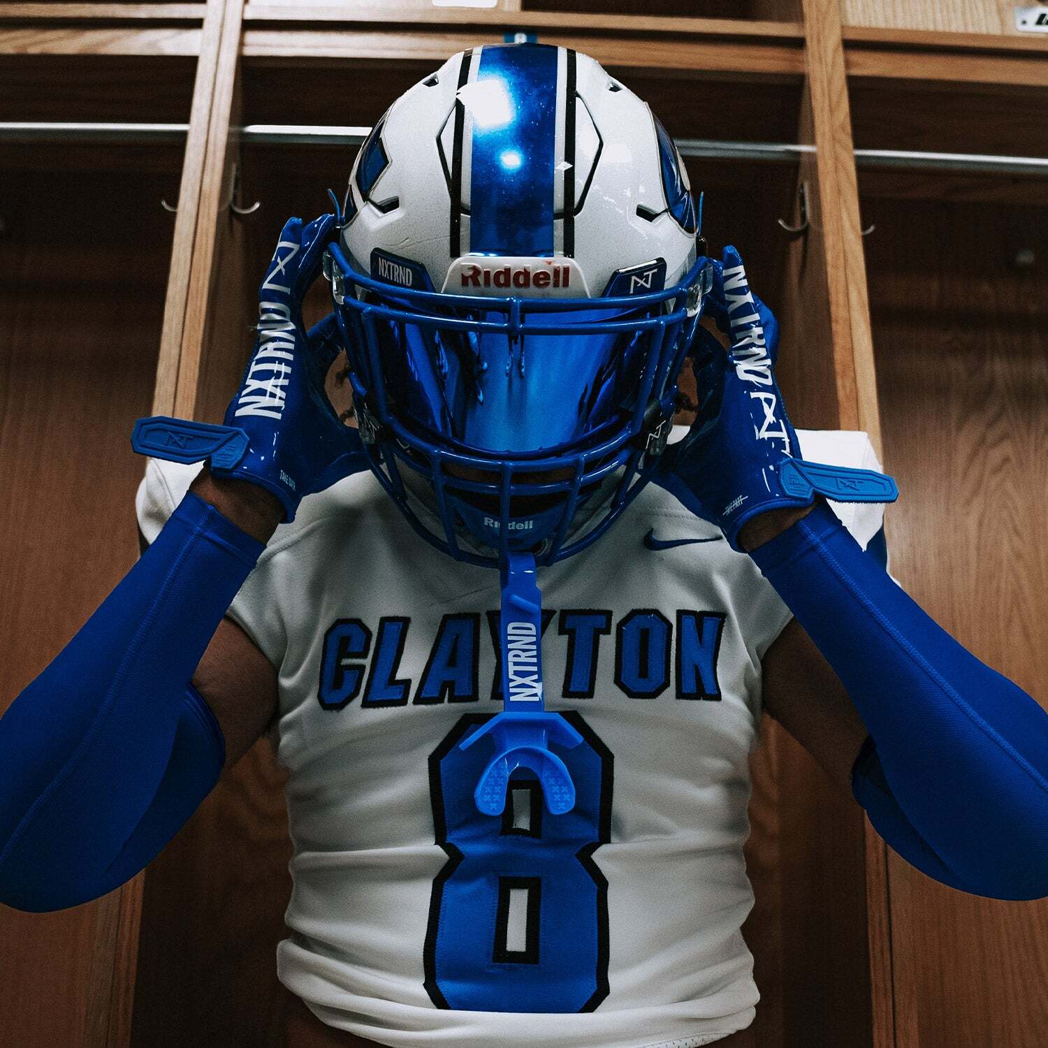 NXTRND製 VZR3 アメフト アイシールド ブルー | END ZONE/エンドゾーン