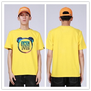 HIPANDA メンズ  プリント Tシャツ MEN'S  PRINT SHORT SLEEVED T-SHIRT