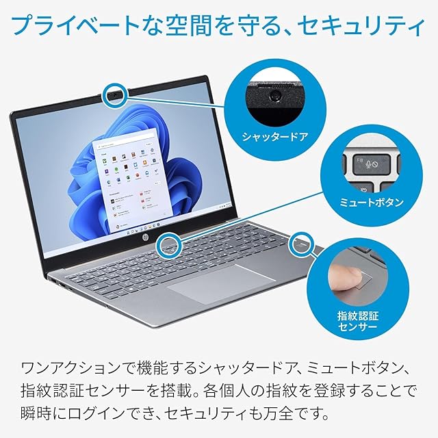 hp 2025年製 core 5 120u 16GB 512GBノートパソコン HP 15 FHD Laptop