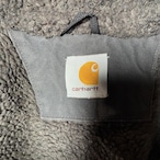 Carhartt J284フェード　サンドストーンフードジャケット　ダックジャケット　裏ボア　黒　2XL