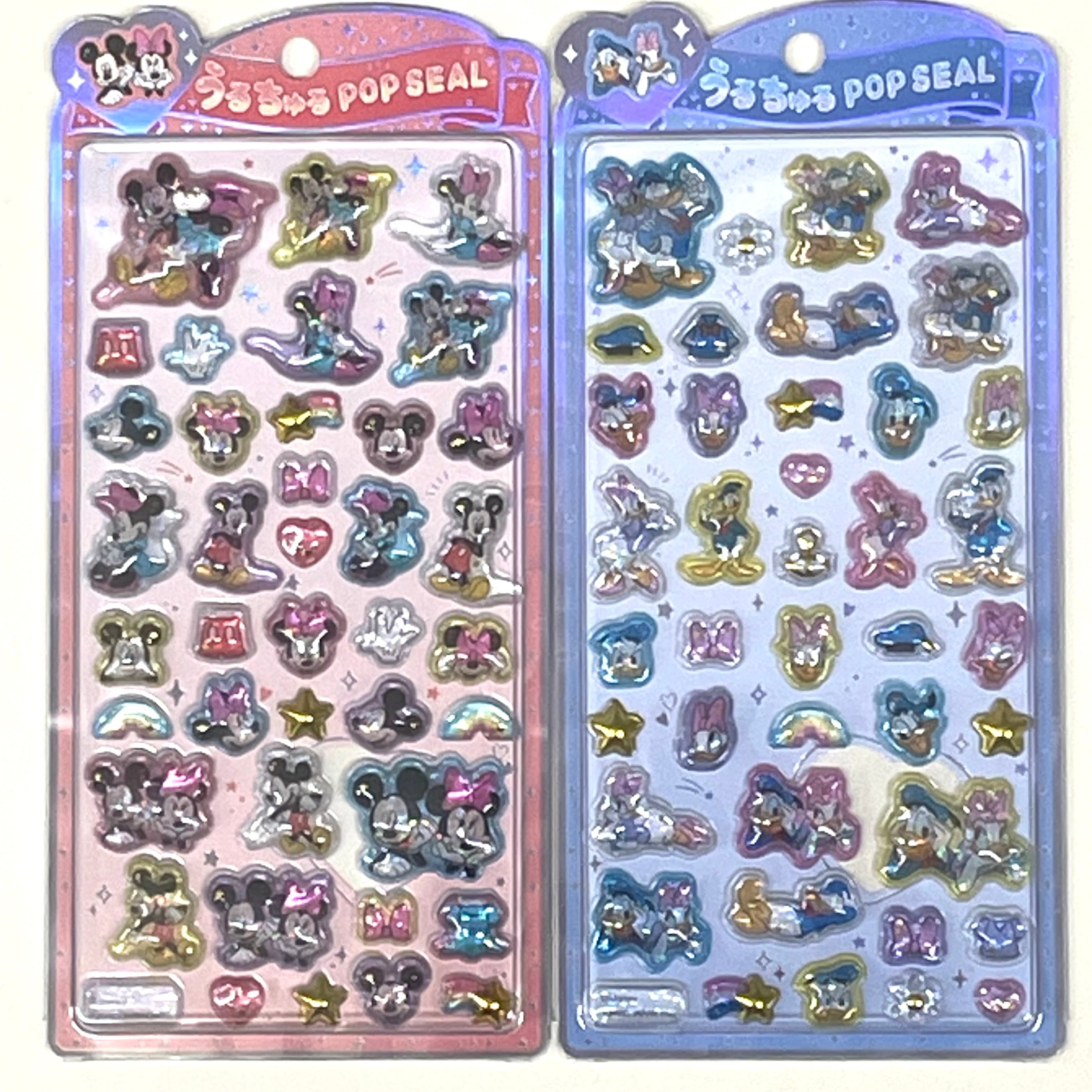 Disney ディズニー うるちゅるポップシール 4種セット クラックス