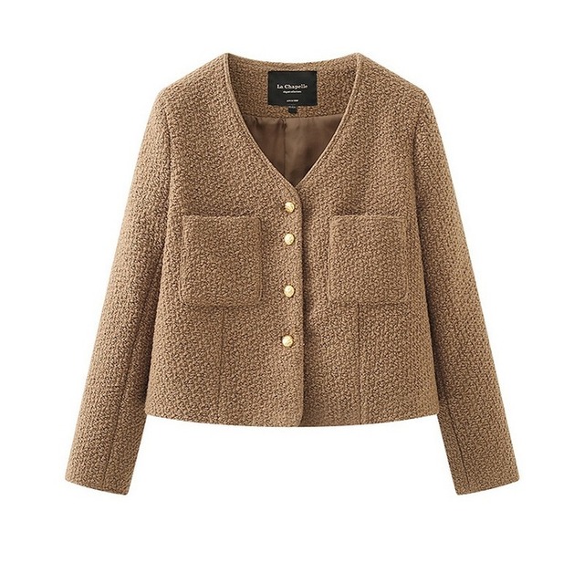 French tweed short jacket
