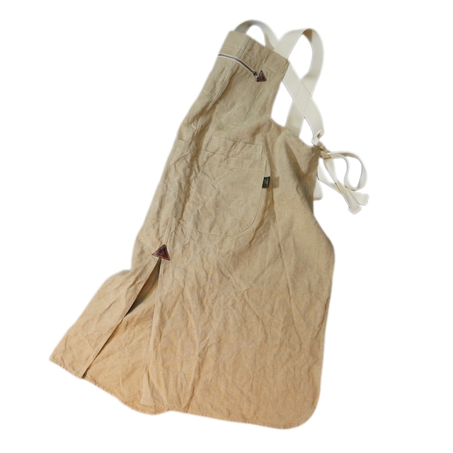 long apron vintage linen