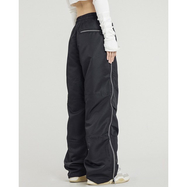 side zipper pants　サイドジッパーパンツ　J0956