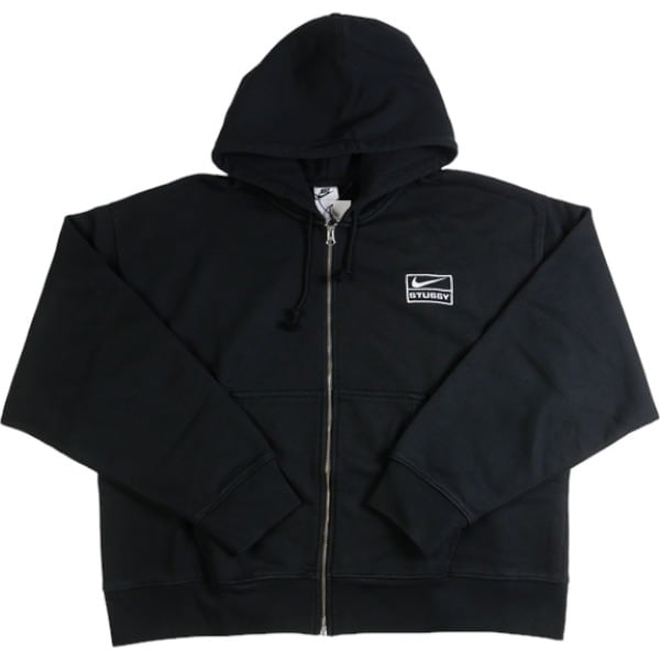 Nike Nike x Stüssy Full-Zip Fleece Hoodie GREY HEATHER/BLACK