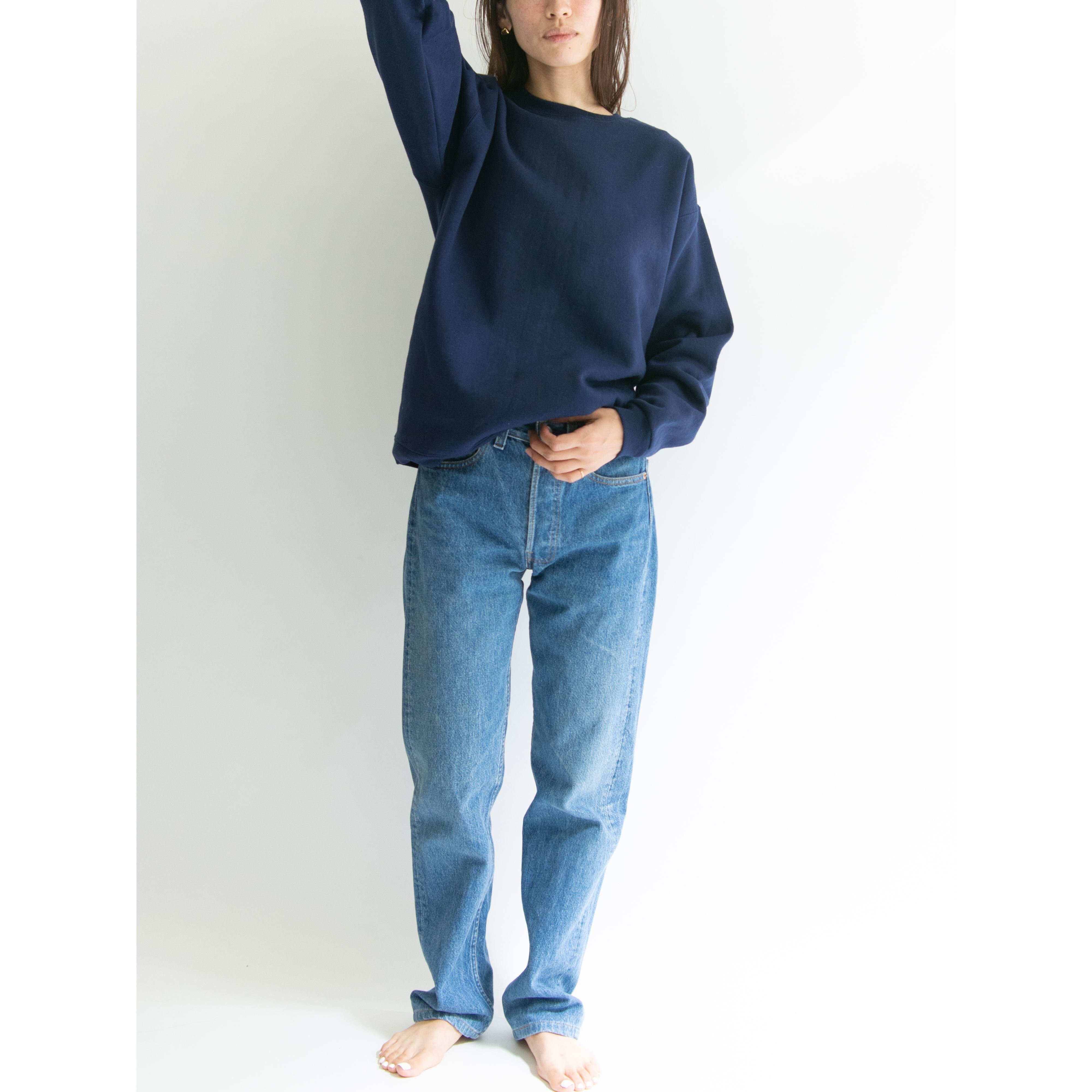 【Hanes】Made in Mexico crew neck sweatshirt（ヘインズ メキシコ製 裏起毛クルーネックスウェットシャツ）10b
