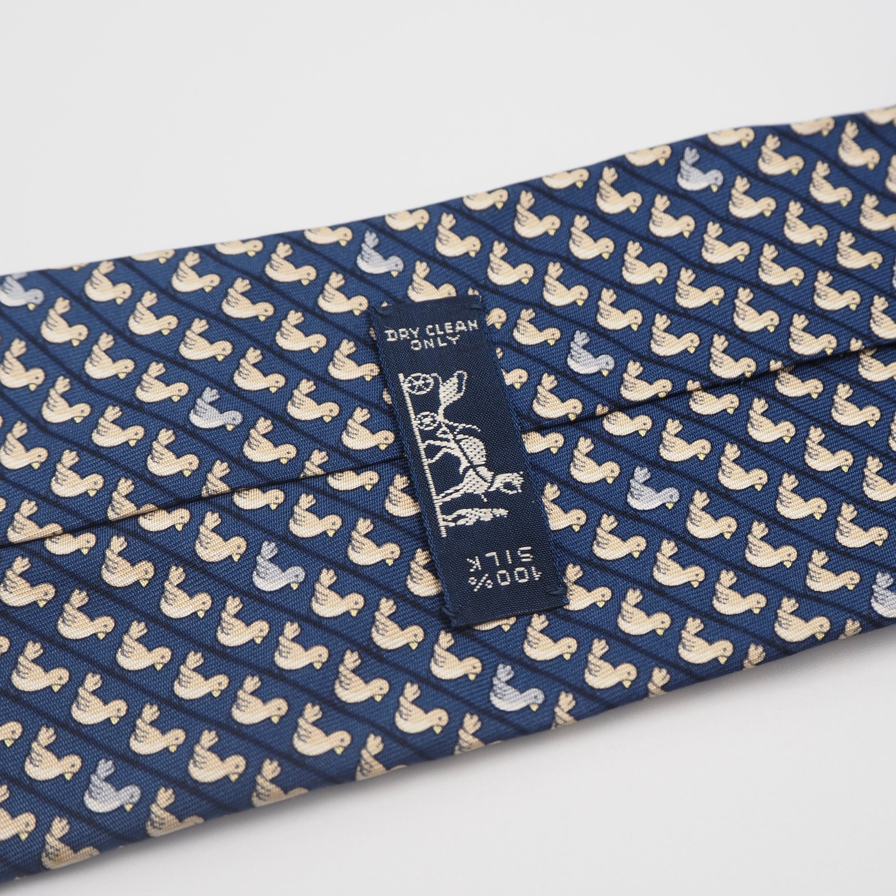 HERMES ネクタイ 鳥柄 シルク エルメス | 2122TOKYO