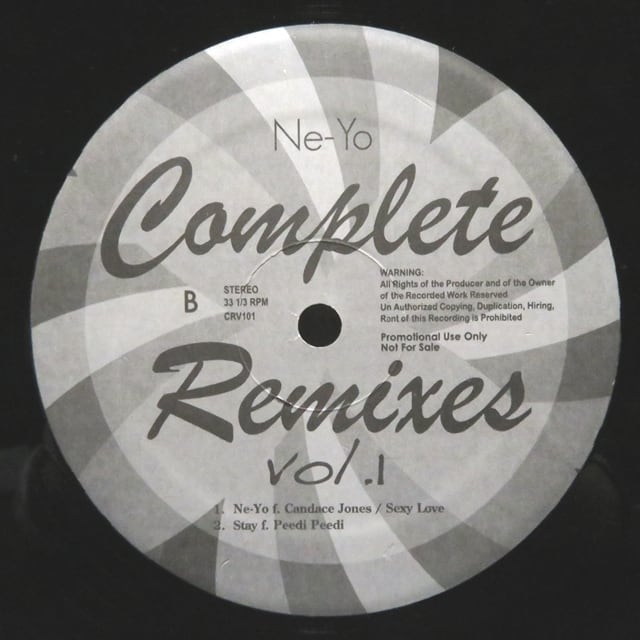 Ne-Yo / Complete Remixes Vol.1 [CRV101] - 画像2