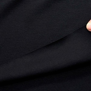 ★NY342◆1m◆SALE◆40番スパンテレコリブニット生地◆ブラック