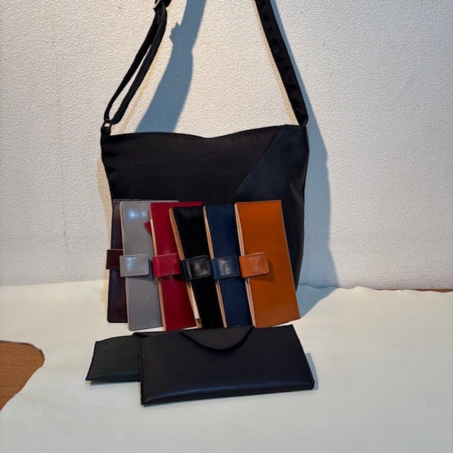 B.stuff　 再入荷！ナイロンコンビ変形2WAYショルダー(クロ)