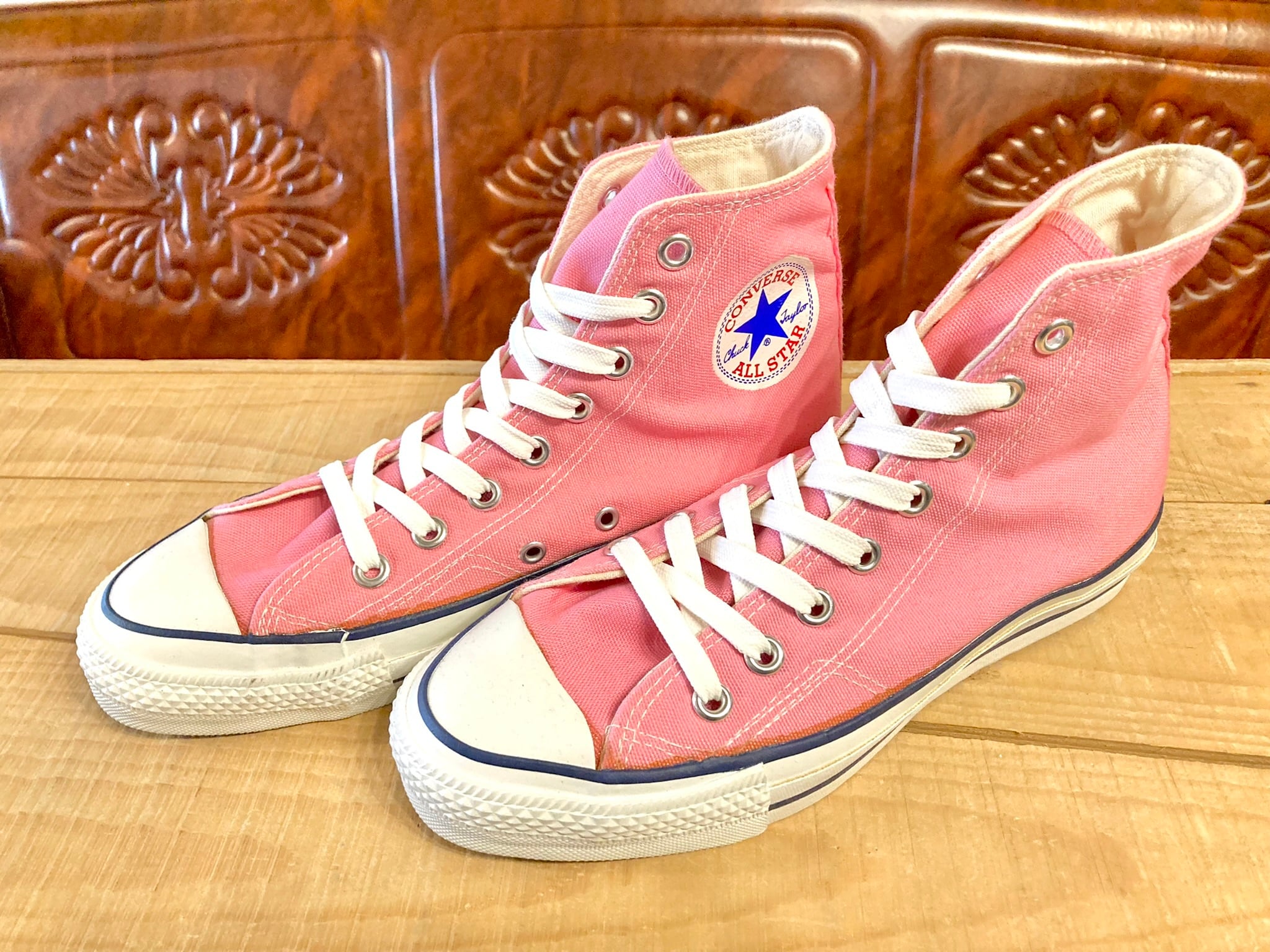 80s CONVERSE コンバース オールスター ピンク ハイカット USA