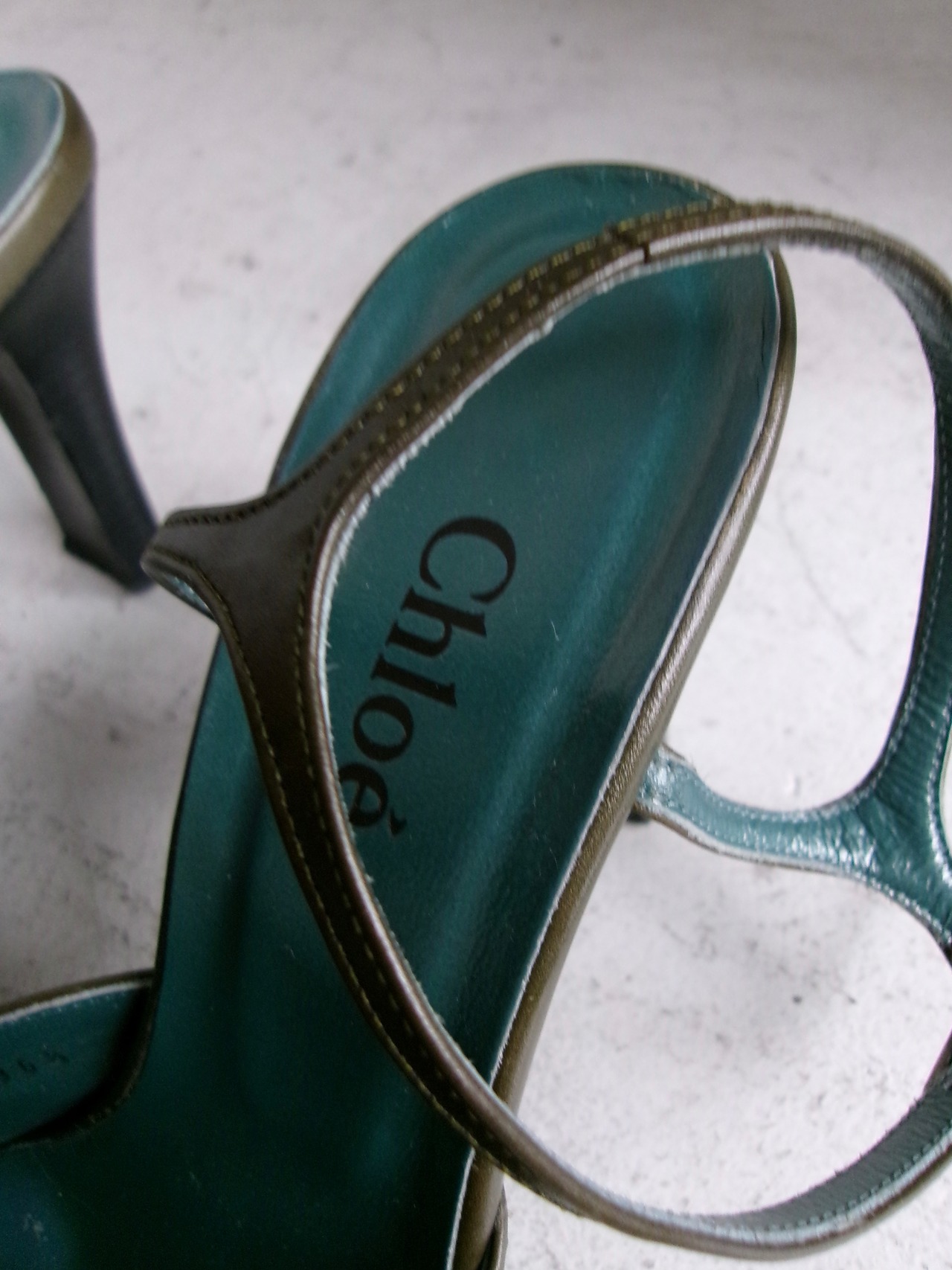 “Chloé” lather mules | “クロエ” ハイヒールミュール