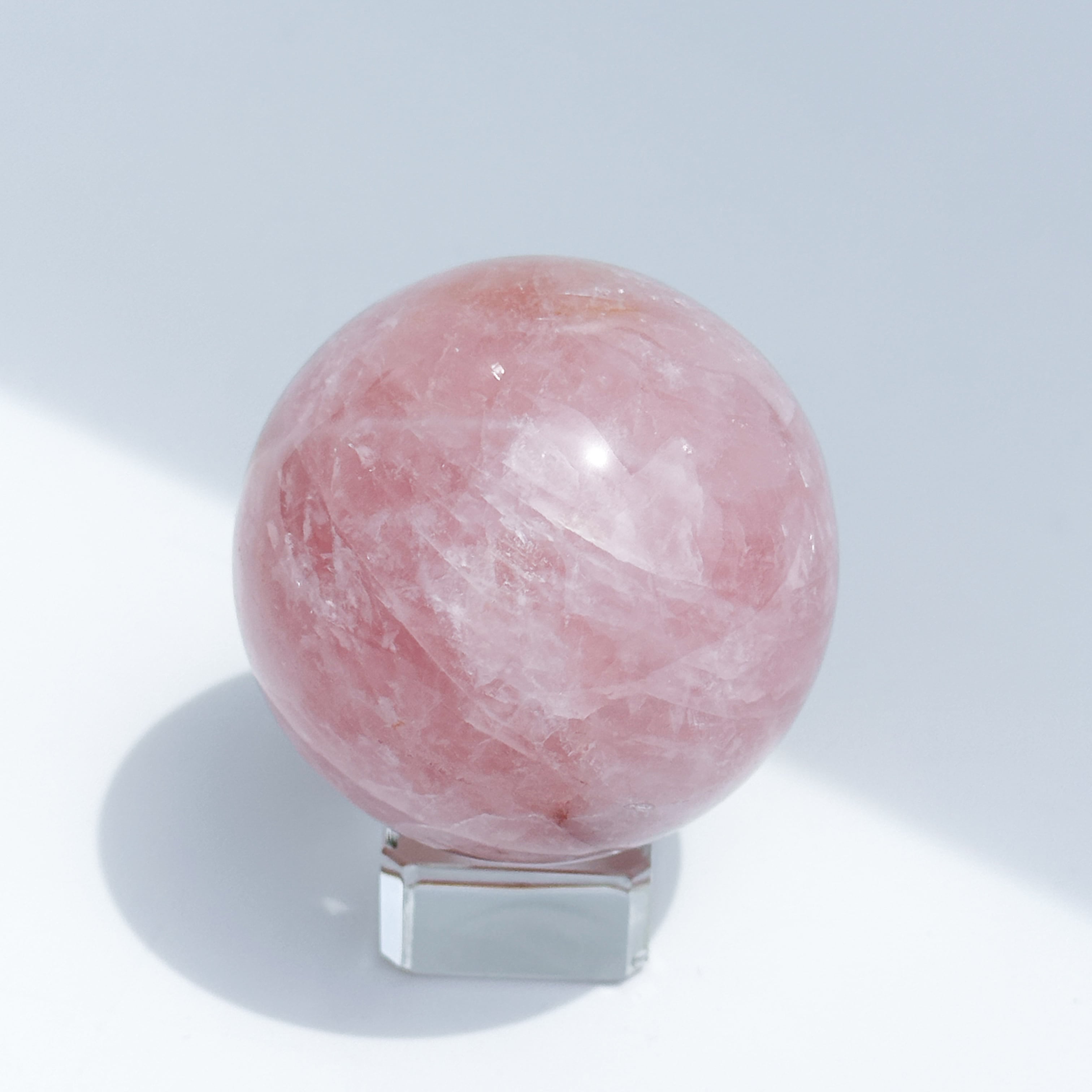 ローズクォーツ スフィア21◇Rose Quartz◇天然石・鉱物