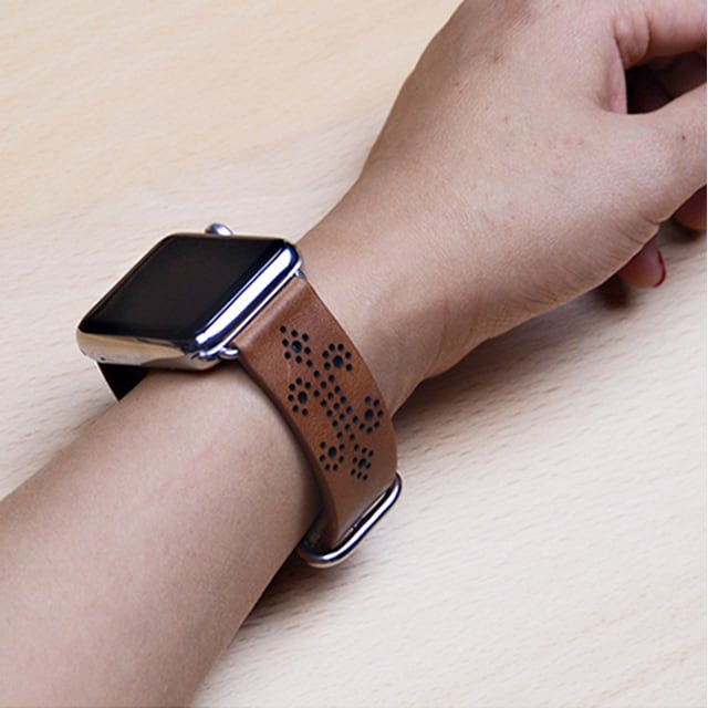 腕時計(デジタル)アップルウォッチ用カスタムダイヤカバーベルトセット