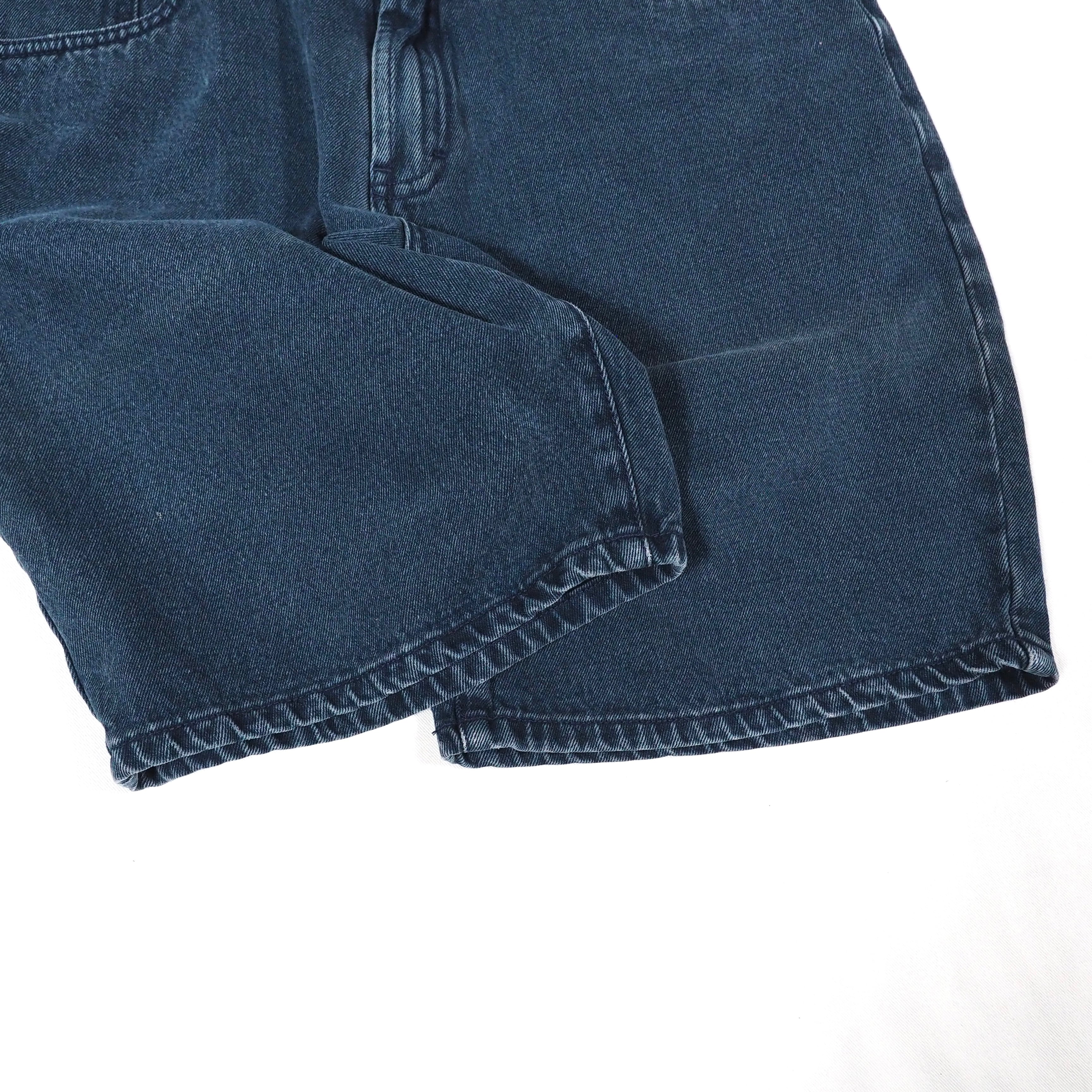 デニム 古着 90s UNION BAY ユニオンベイ 40 VINTAGE 青 UNIONBAY dark navy denim original shorts w34 90's ユニオンベイ