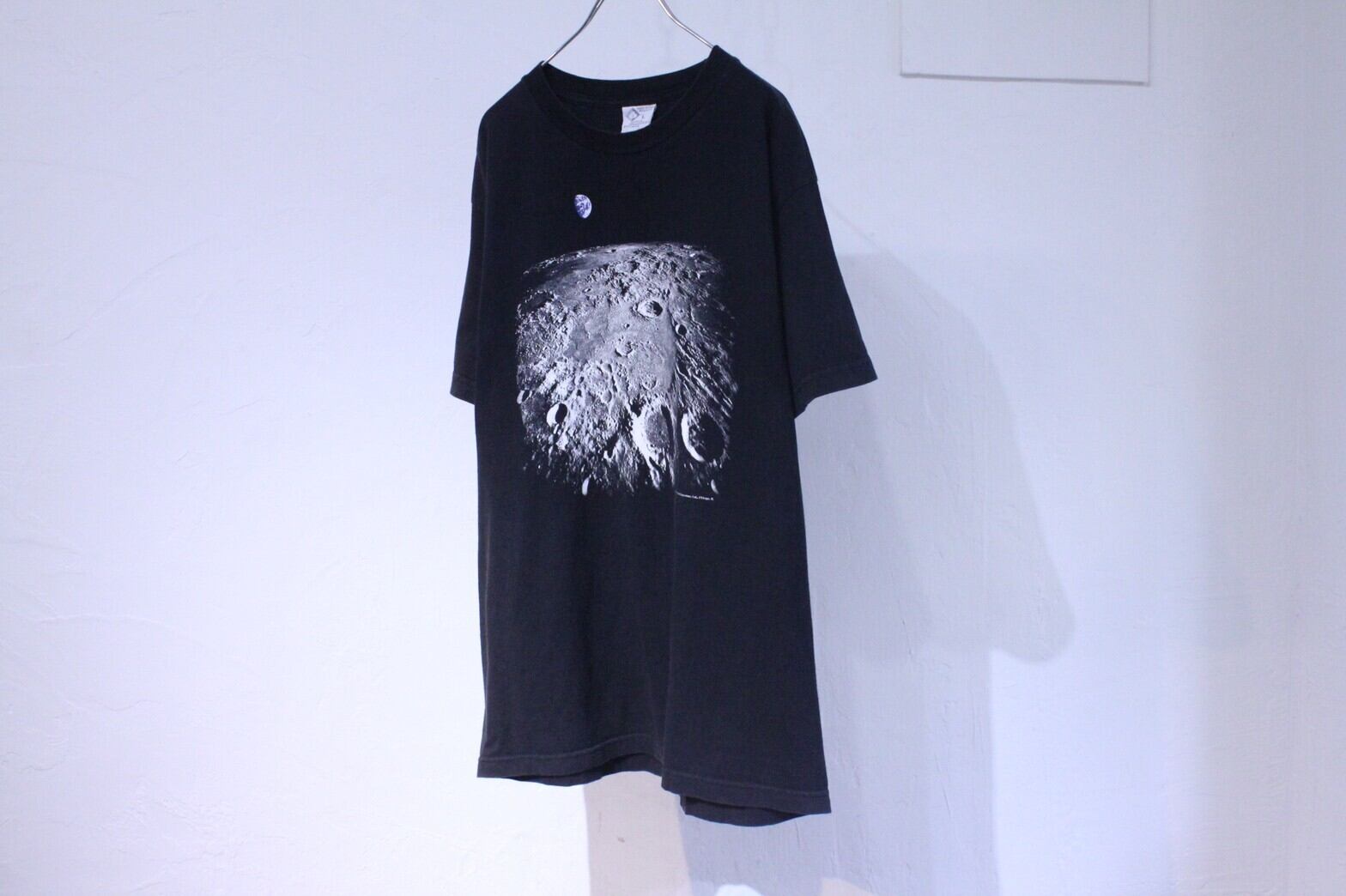 00s (2000) 月から見た地球 Print Tee USA製