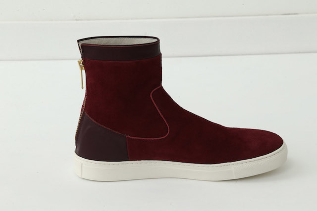 BACK ZIP SNEAKERS (SUEDE)