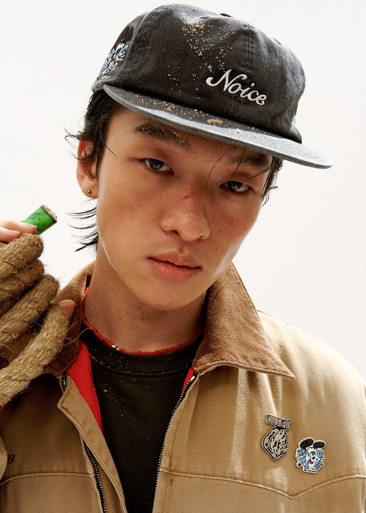 NOICE × VERDY SIX PANEL CAP-CHARCOAL | VERDY'S GIFT SHOP