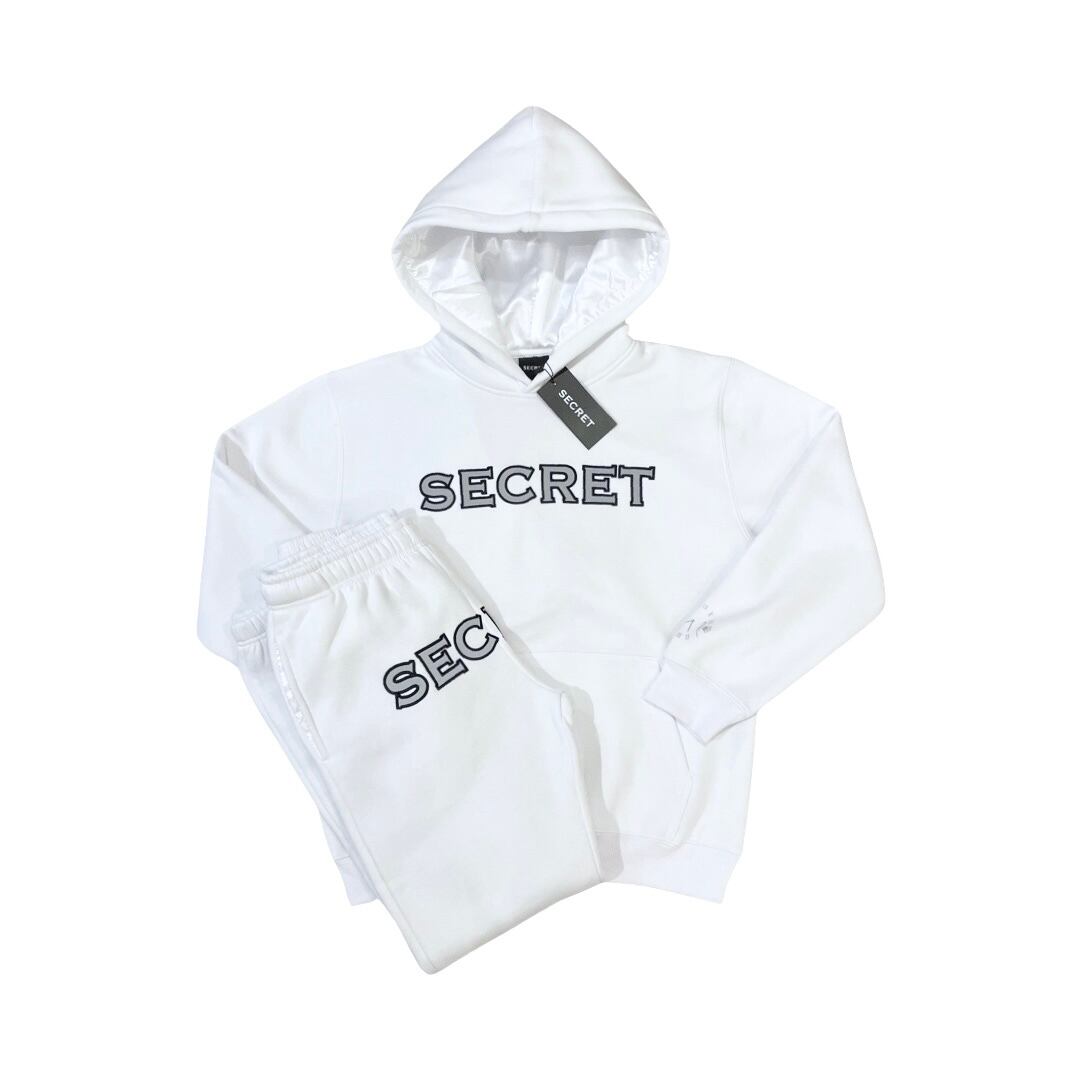 secret hoodie - white