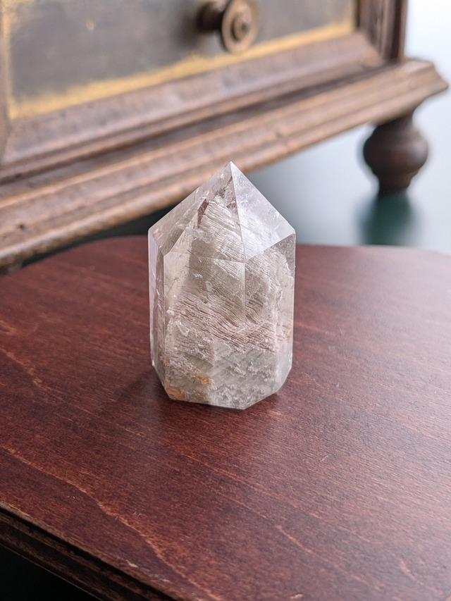 千層・山入ガーデンクォーツ (ルチル入り) ⭓ タワー ⭔ ブラジル・ミナスジェライス州産