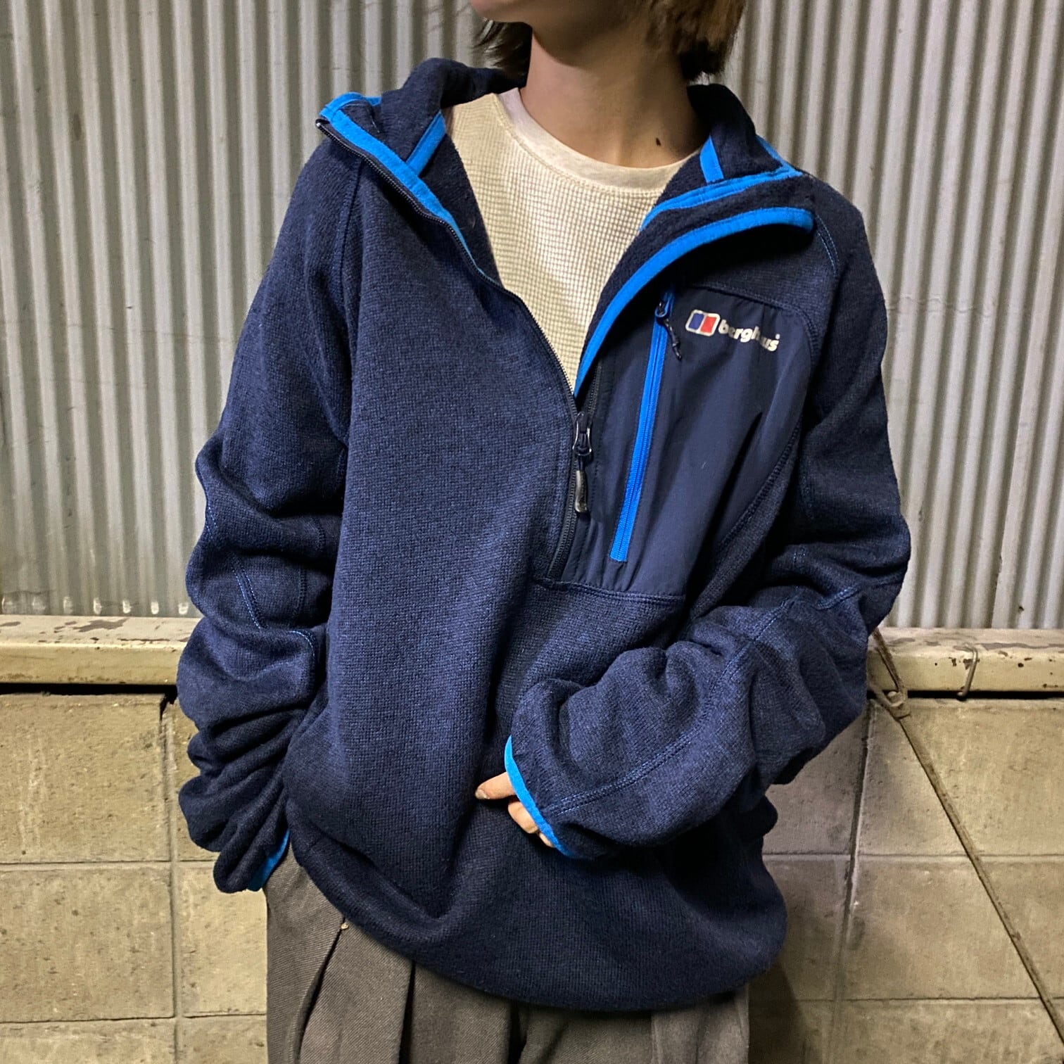 バーグハウス　saltoro jacket　ジャケット　両胸ジッパー　レア