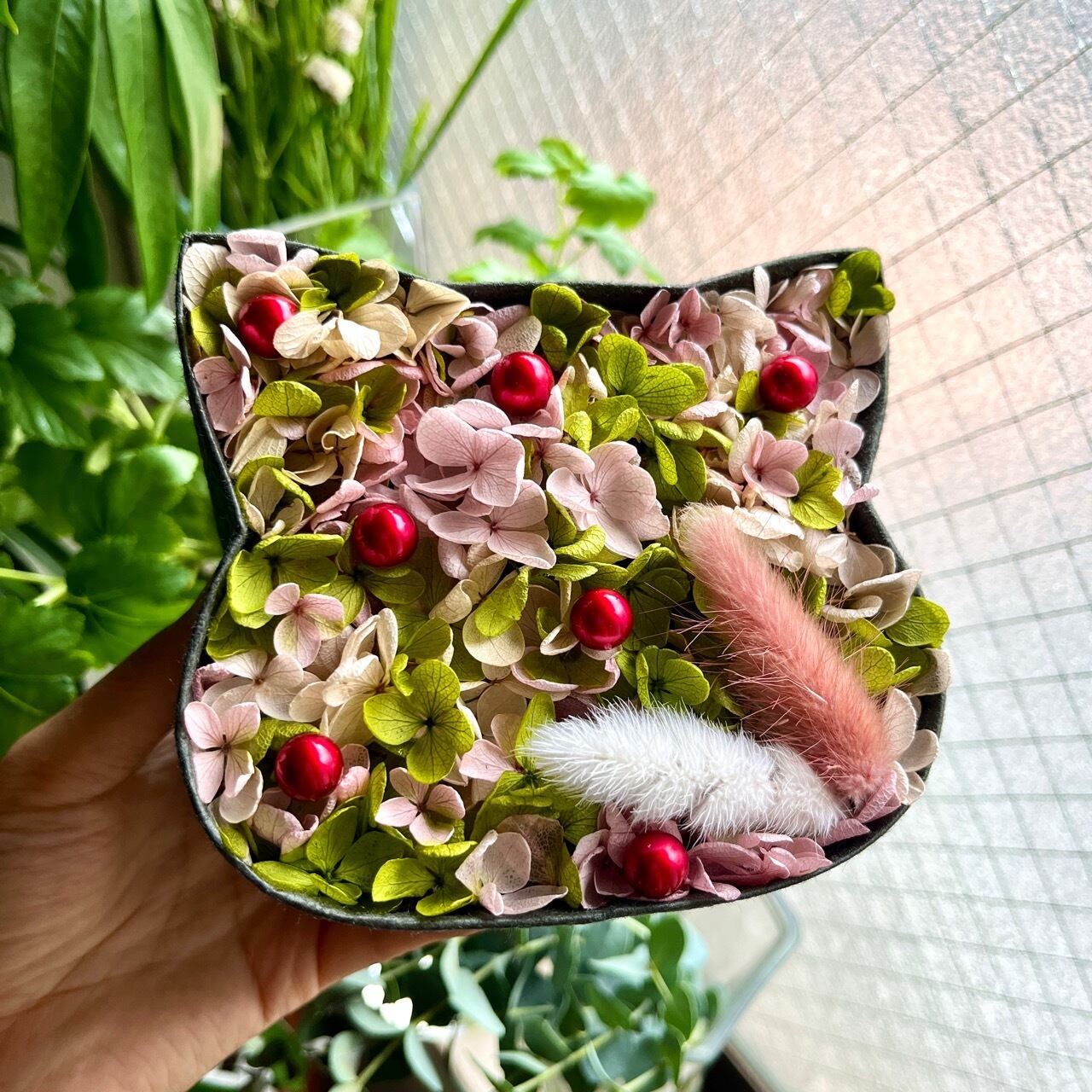 ねこばこ Olivia オリビア オリジナル 猫型 フラワーボックス | 西麻布