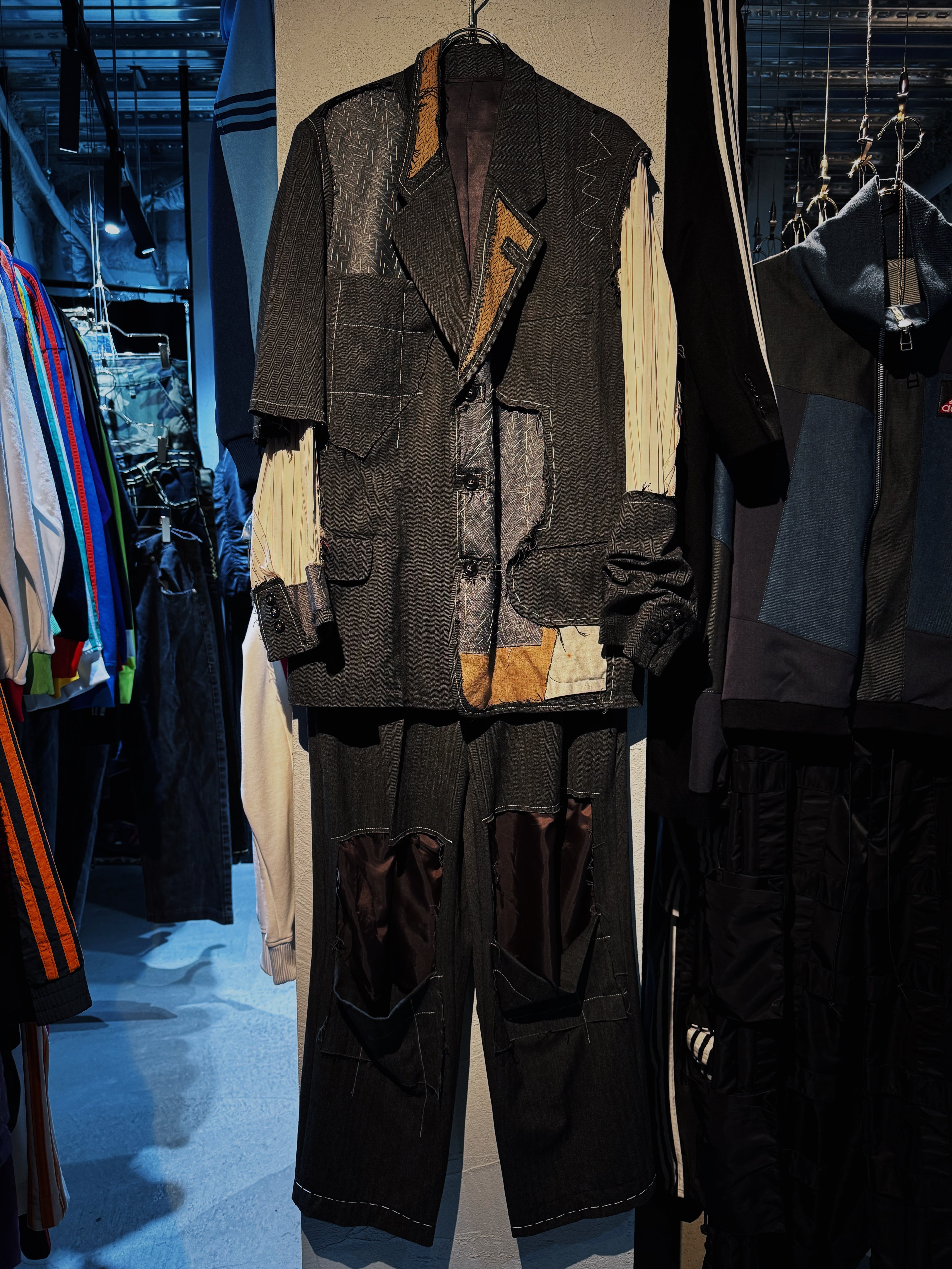 Special Re:make crush custom design vintage single breasted set up