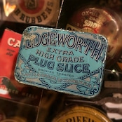 1910s–1920s エッジワース ヴィンテージ タバコ缶 EDGEWORTH EXTRA HIGH GRADE PLUG SLICE Vintage Tobacco Tin T-767