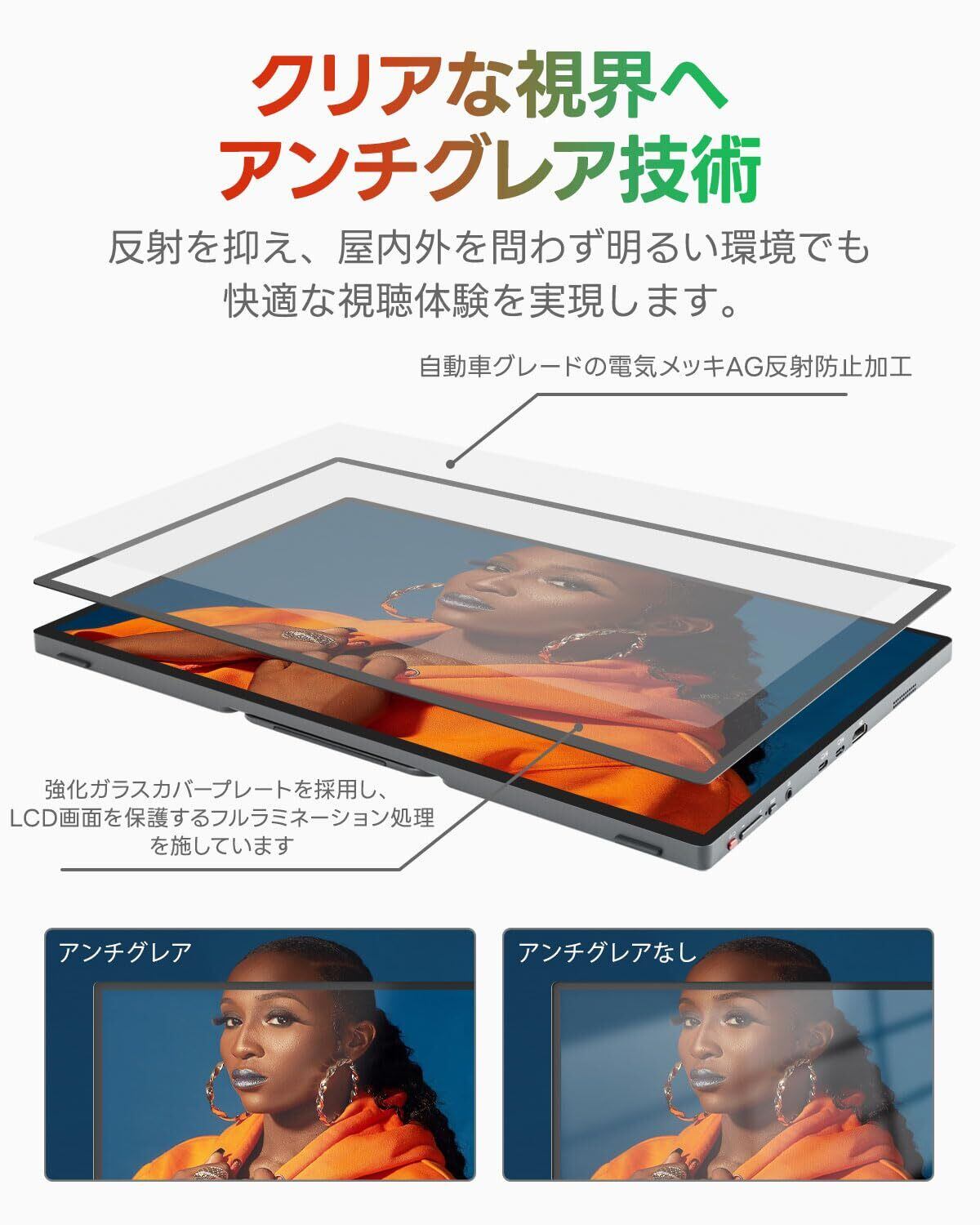 特価セール】Intehill モバイルモニター 3k タッチモニター 16 インチ