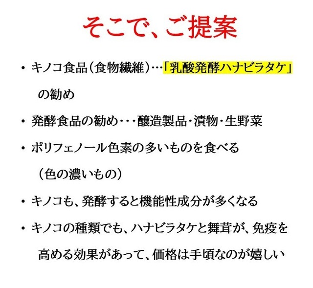 乳酸発酵ハナビラタケ「創健和心身」