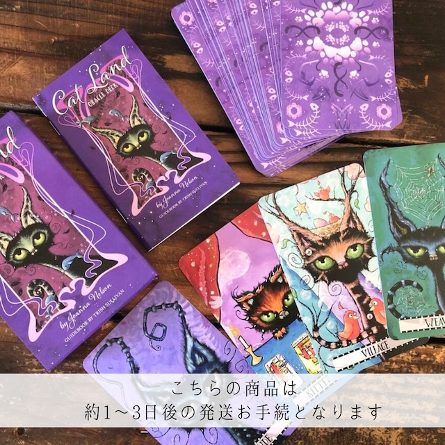 【約1〜3日以内の発送お手続き】CAT LAND ORACLE DECK ◆ 気まぐれ子猫ちゃんのオラクルカード