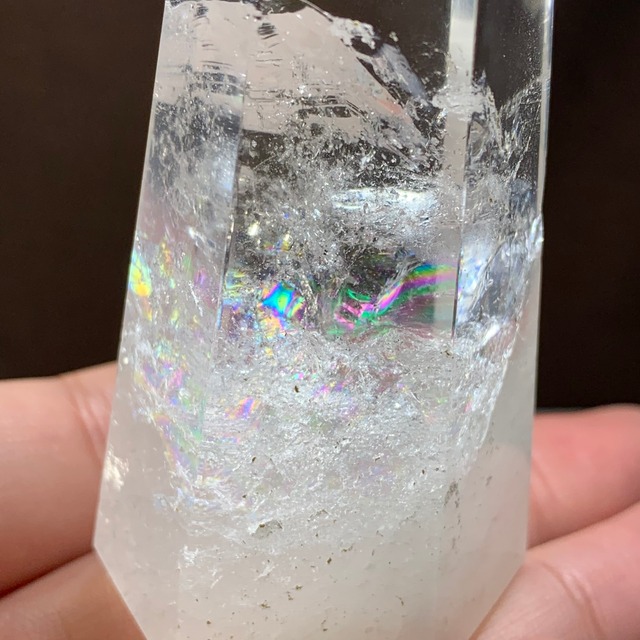 4.トカンティンス州産・アイリス水晶ポイント