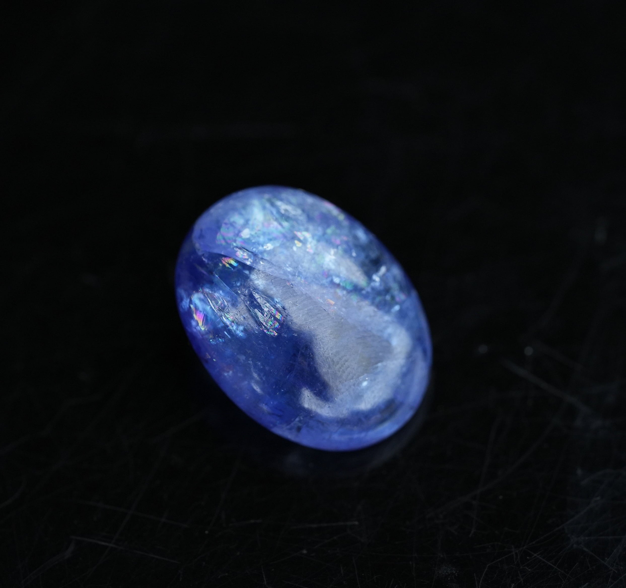 極上レア :虹フラッシュ☆バイオタンザナイト ルース s1548 | Funky