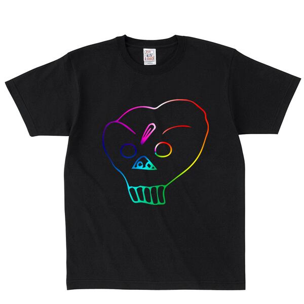近藤勇 ドクロ Tシャツ 黒 男女兼用 新選組 ASGT05_5 | ASAGIYA