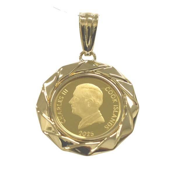 24金×18金】純金ユニコーンペンダントトップチャーム喜平対応K24 K182