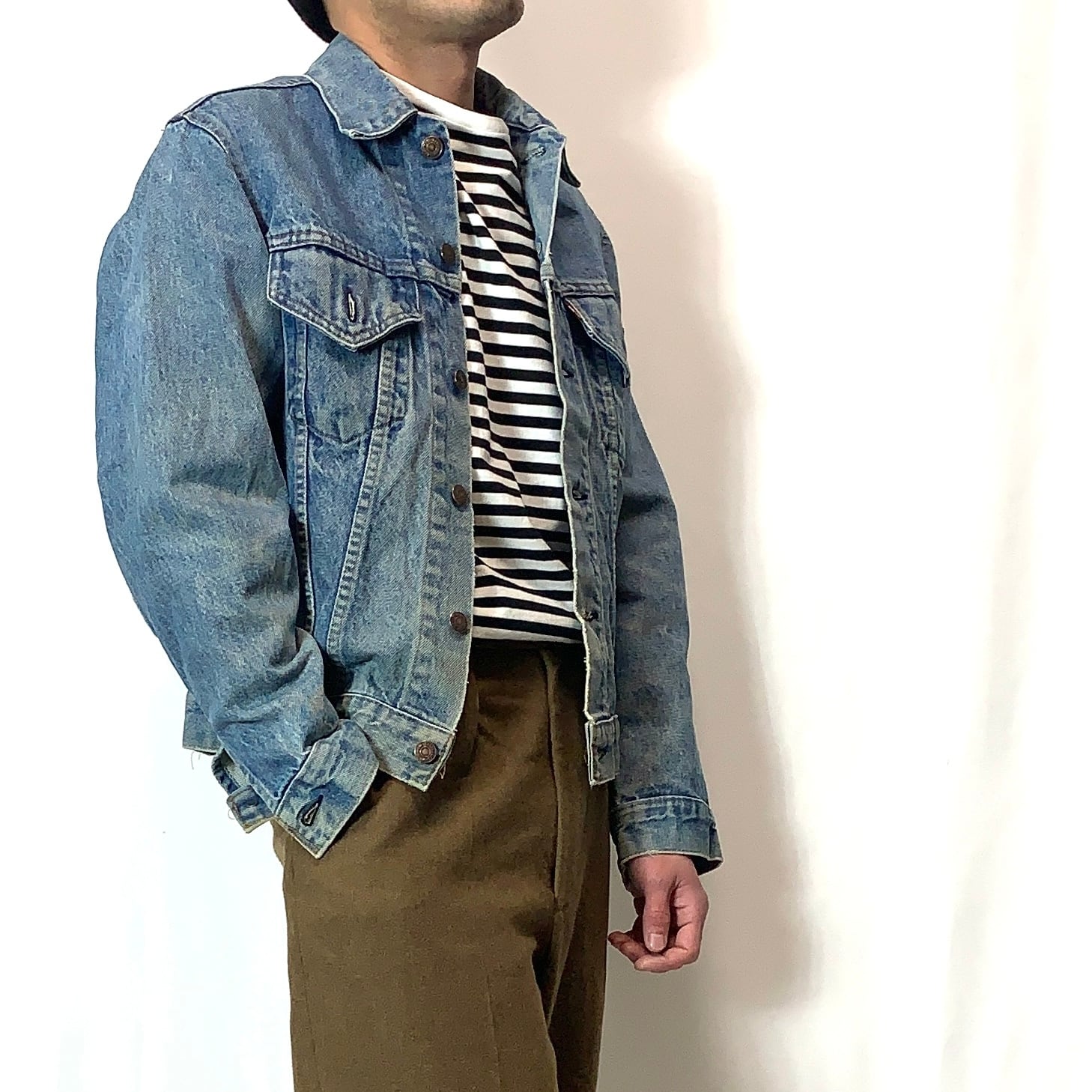 vintage old 80s LEVI'S 70505 Gジャンデニムジャケット ブルー size