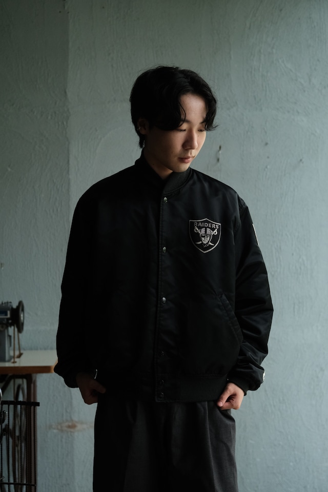 Utah /90's "STARTER"raiders satin stadium jacket