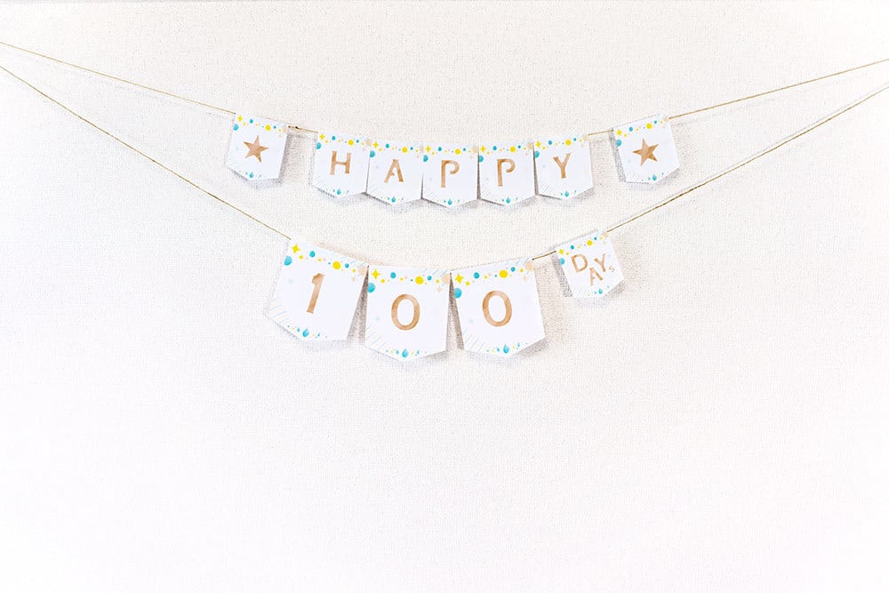 手作り用【ダウンロード版】ガーランド（A~Z + 数字）_6月_water_flag