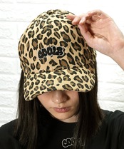 COOLAロゴエンブロイダリーレオパードCAP　CQ-44554H