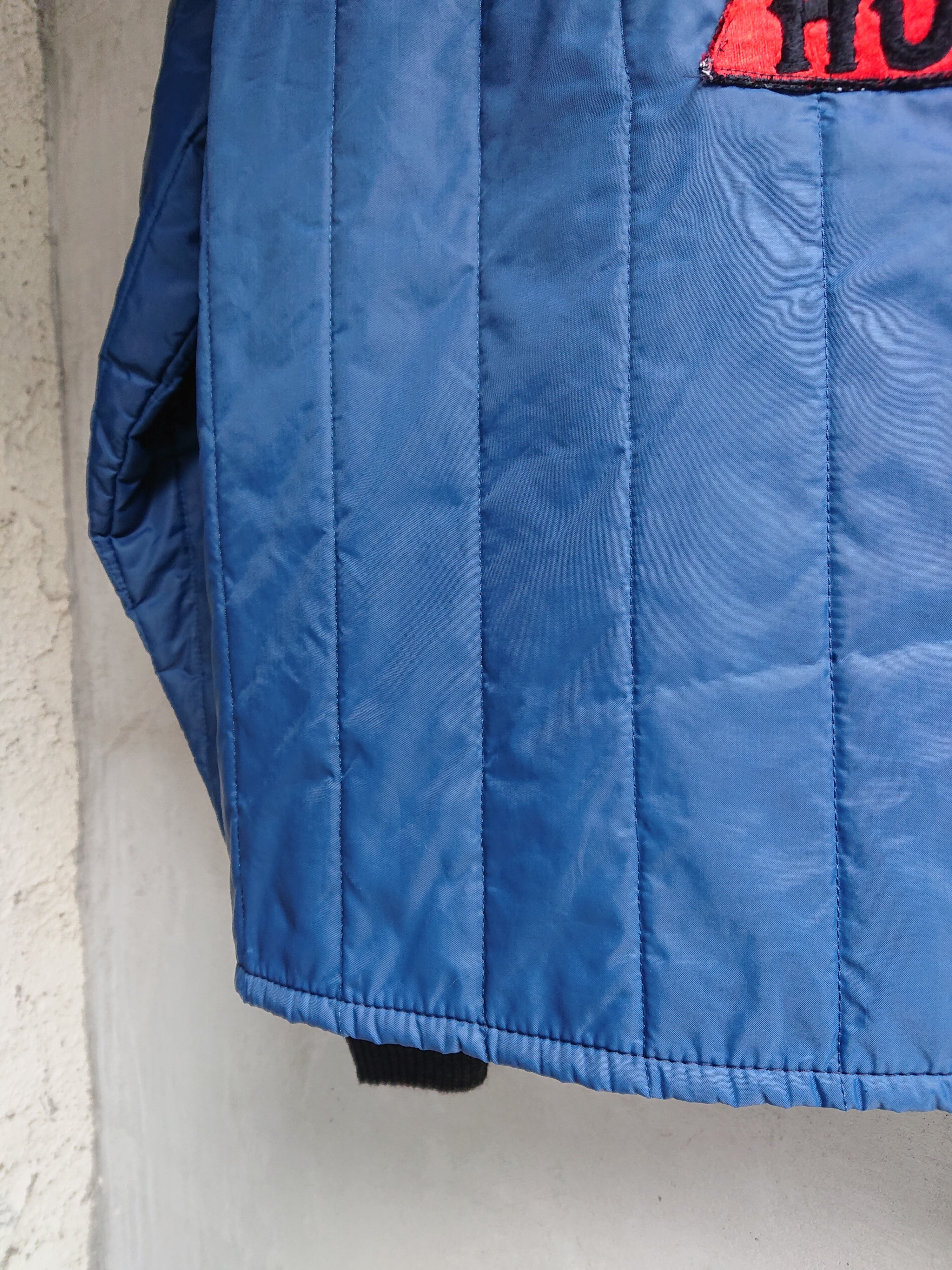 【希少】70s TALONジップ ベルベット キルティングジャケット ブルー ポ*ン様 最終価格 70s 80s USA製 茶タグ レア TALONジップ ヴ 【公式通販】